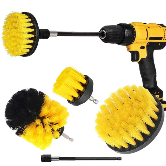 Drill Brush Attachment Set